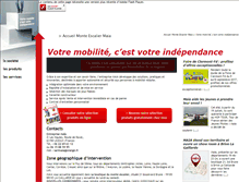 Tablet Screenshot of monte-escalier-maia.com